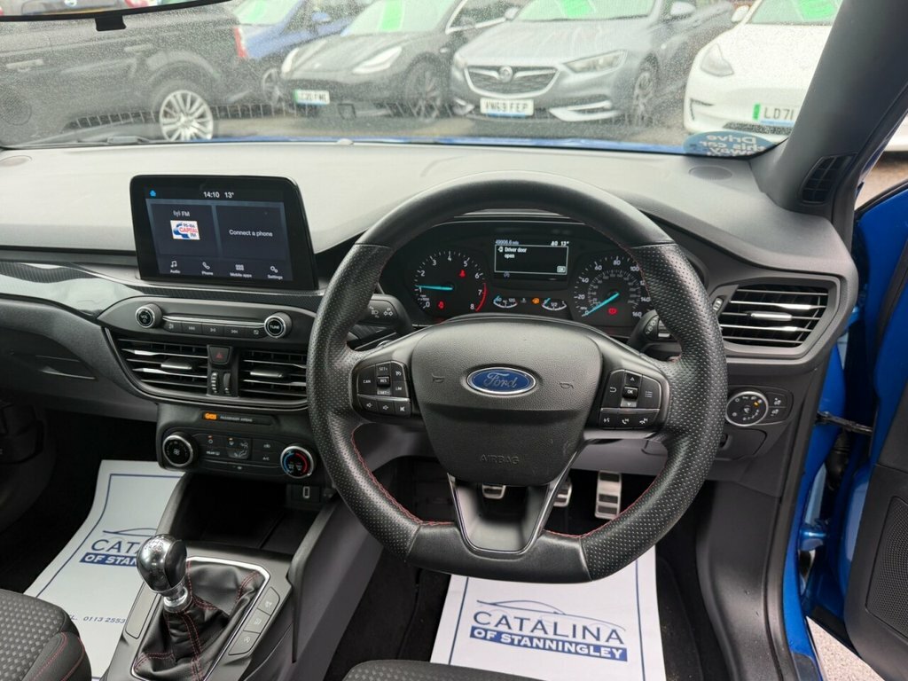 Ford Focus 1L St-line YX20JZH Blue #4