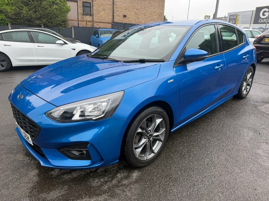 Ford Focus 1L St-line YX20JZH Blue #5