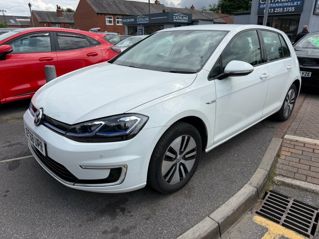 Volkswagen e-Golf Hatchback GF68UPB White #6