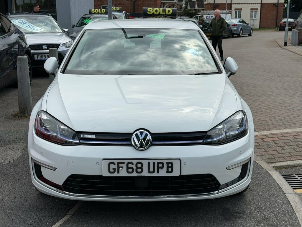 Volkswagen e-Golf Hatchback GF68UPB White #2