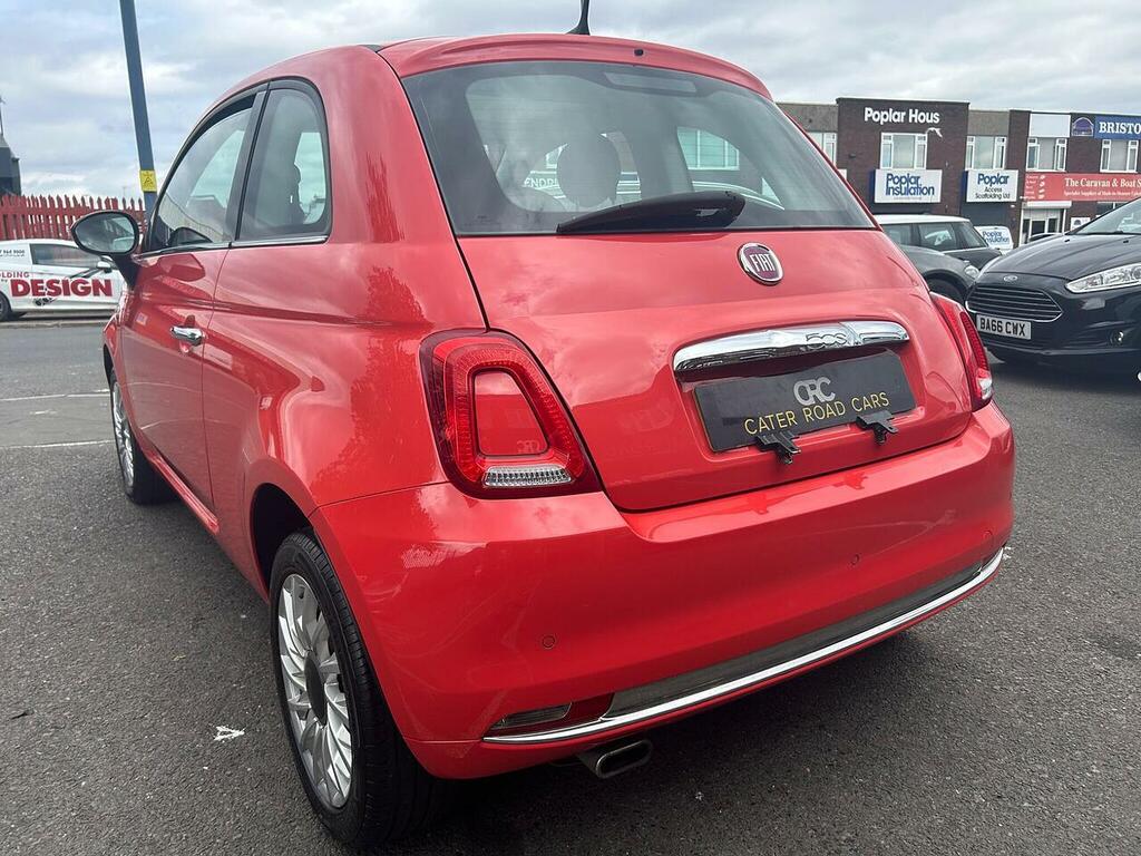Fiat 500 1.2 Lounge Hatchback Euro 6 Ss WP66FWU Pink #5