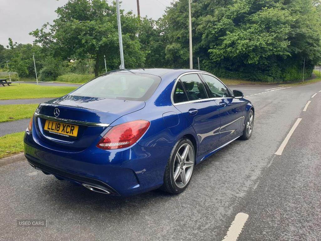 Mercedes-Benz C Class C220d Amg Line 9G-tronic Blue #6