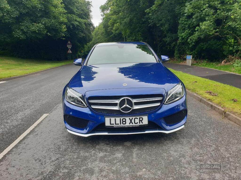 Mercedes-Benz C Class C220d Amg Line 9G-tronic Blue #3
