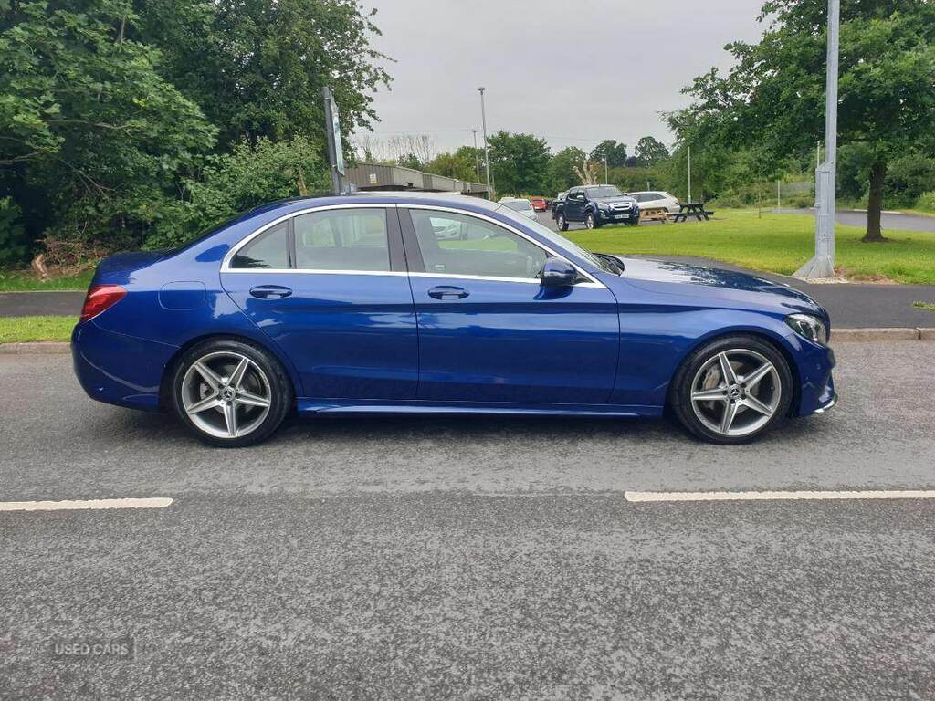 Mercedes-Benz C Class C220d Amg Line 9G-tronic Blue #5