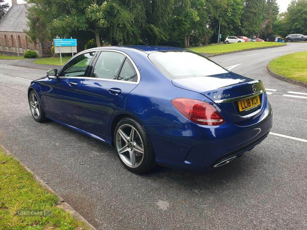Mercedes-Benz C Class C220d Amg Line 9G-tronic Blue #2