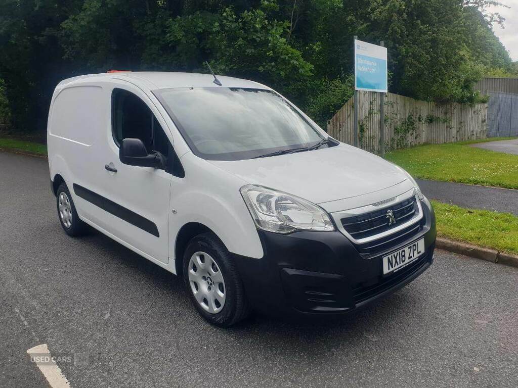 Peugeot Partner 850 1.6 Bluehdi 100 Professional Van Non Ss White #5
