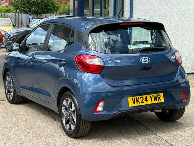 Hyundai I10 Advance Hatchback VK24YWR Blue #4