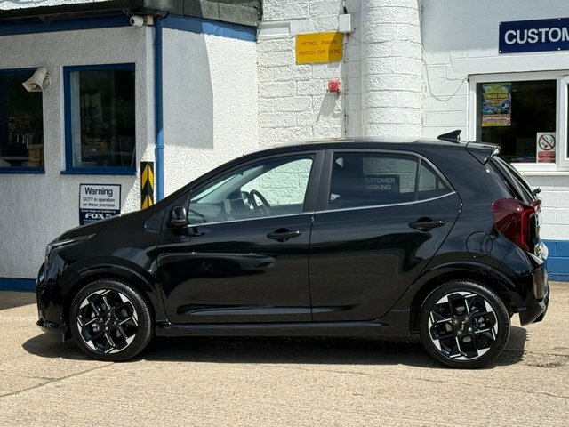 Kia Picanto 1.0 Gt-line S Hatchback Euro 6 Black #3