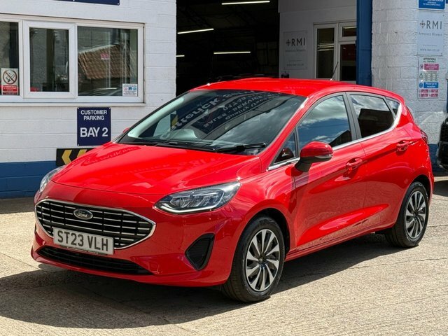 Ford Fiesta 1.0T Ecoboost Mhev Titanium Hatchback H Red