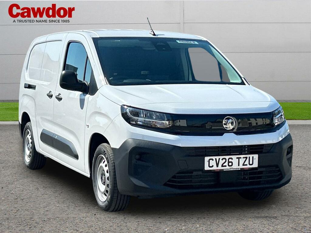 Vauxhall Combo Crg Xl H1 2300 1.5 Tb D 100 Prme White