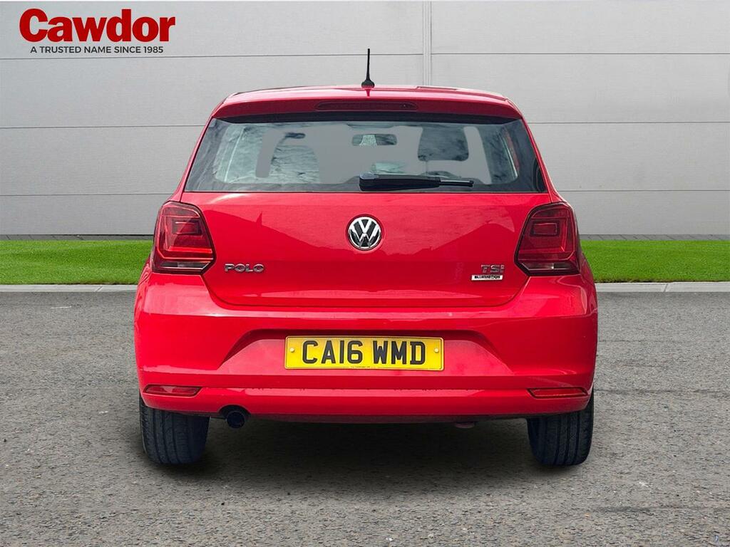 Volkswagen Polo Se Tsi CA16WMD Red #4