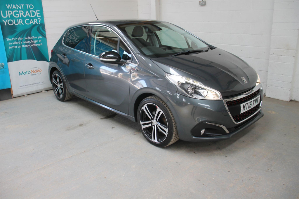 Peugeot 208 1.2 Puretech Gt Line Euro 6 Ss MT16XMV Grey #3