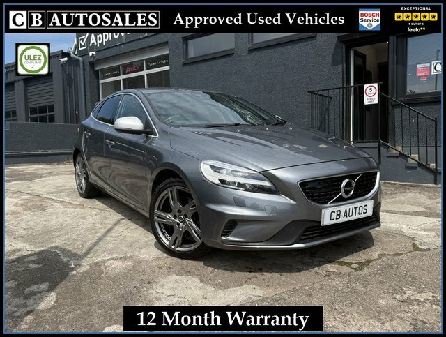 Volvo V40 2017 2.0 D3 R-design Pro Hatchback Grey