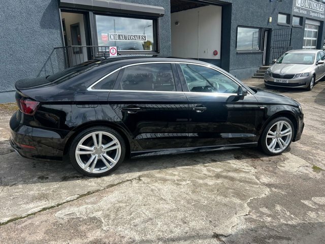 Audi A3 2016 1.4 Tfsi Cod S Line Saloon SW16UOV Black #3