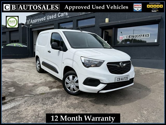 Vauxhall Combo 2020 1.6 Turbo D 2300 Sportive Panel Van Diese White