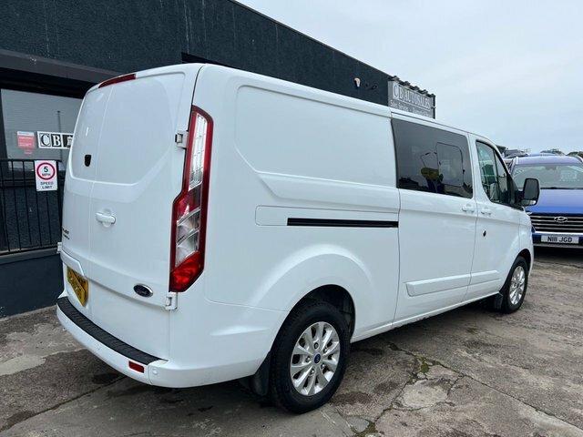 Ford Transit Custom 2022 2.0 300 Ecoblue Limited Crew Van Double Cab 5 MW22YXC White #4