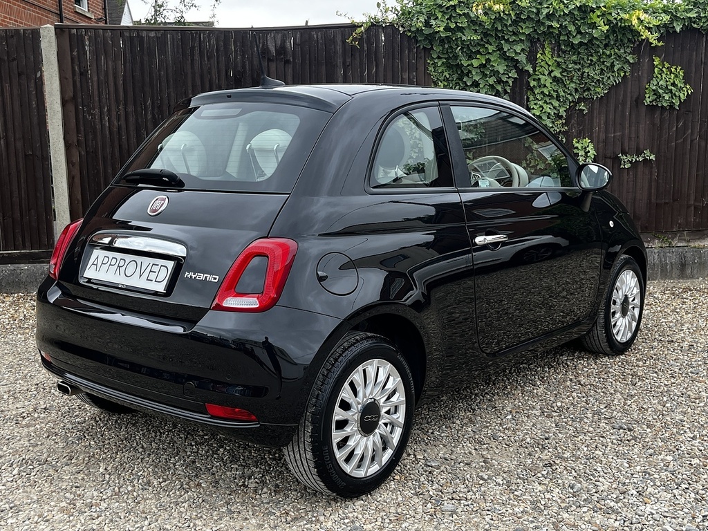 Fiat 500 Mhev Lounge WO21KYW Black #6