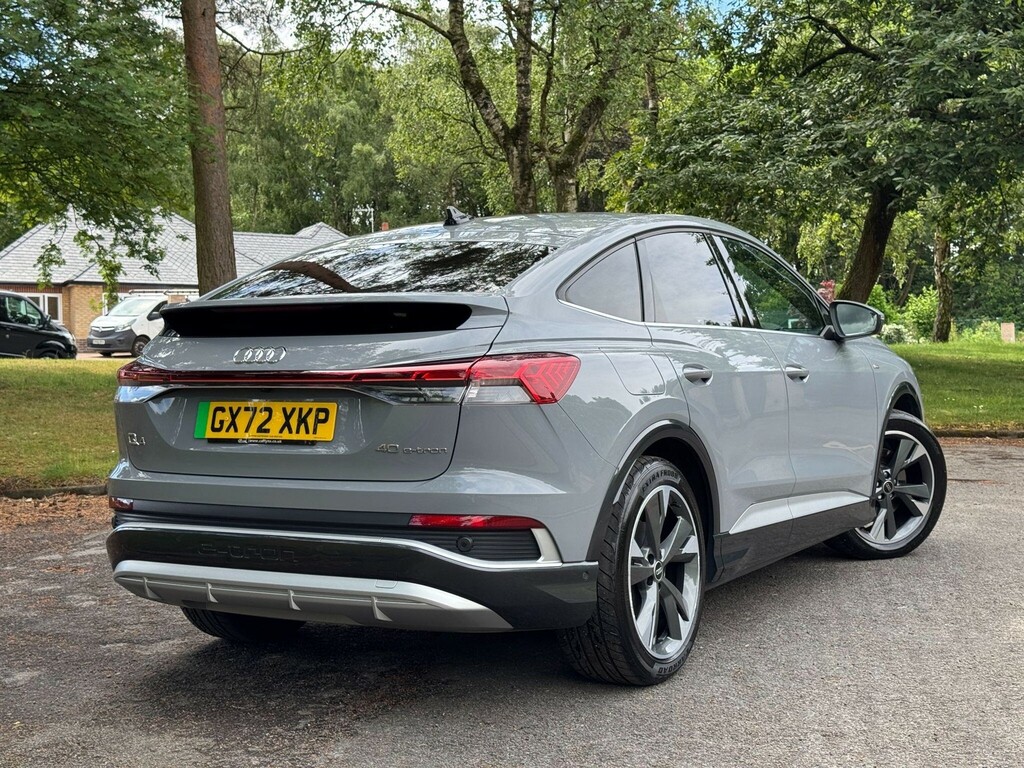 Audi Q4 E Tron 40 S Line Sportback 82Kwh Grey #2
