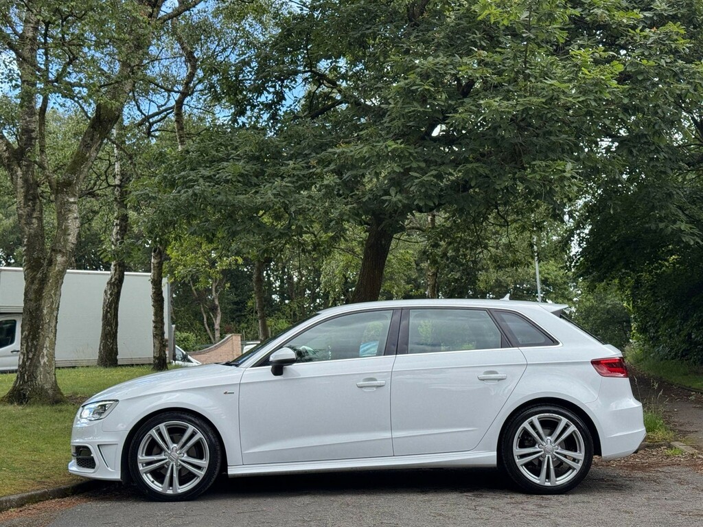Audi A3 1.4 Tfsi S Line Sportback S Tronic Euro White #3