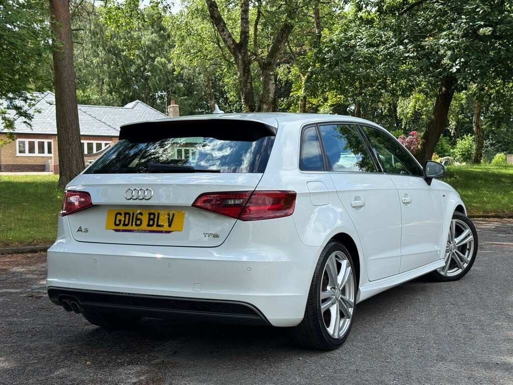 Audi A3 1.4 Tfsi S Line Sportback S Tronic Euro White #2