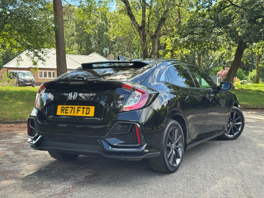 Honda Civic 1.0 Vtec Turbo Sr Hatchback Cvt Euro 6 Black #2