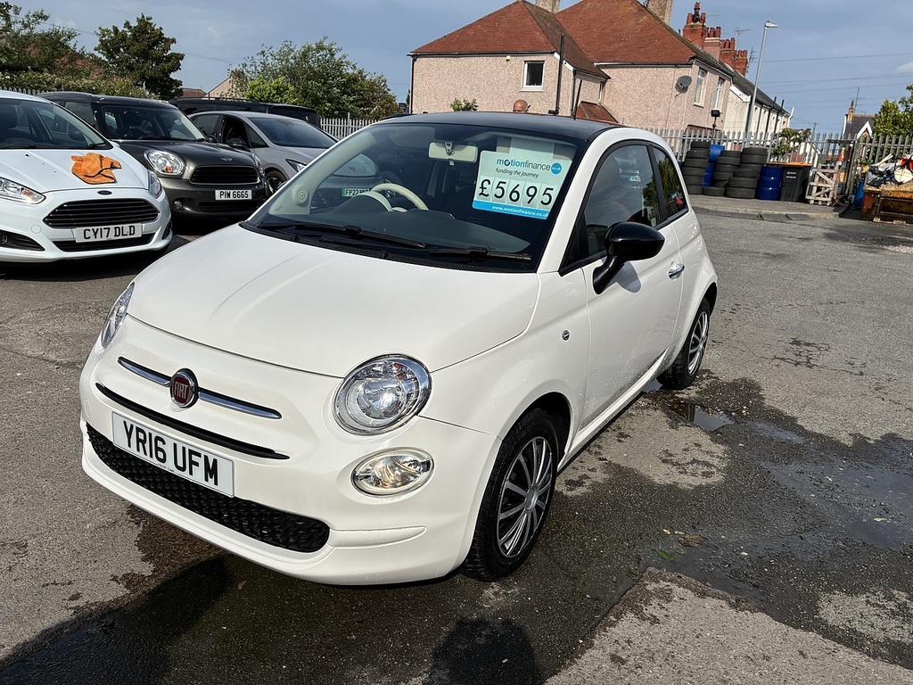 Fiat 500 Pop White #4