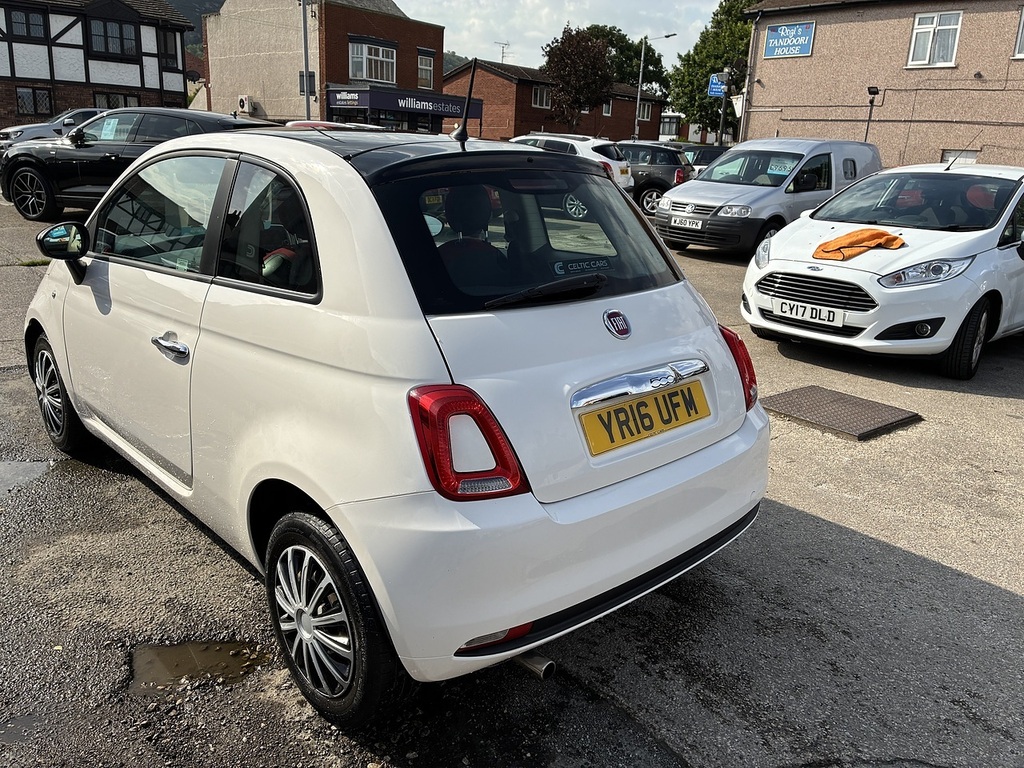 Fiat 500 Pop White #5