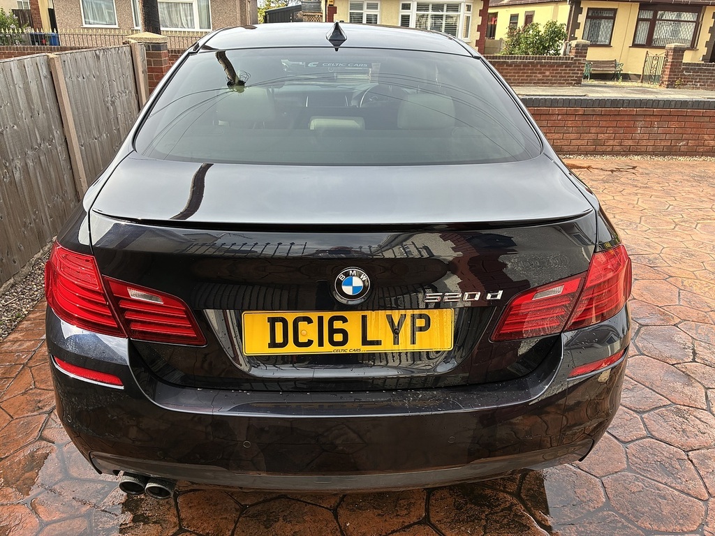 BMW 5 Series 520D M Sport Black #6