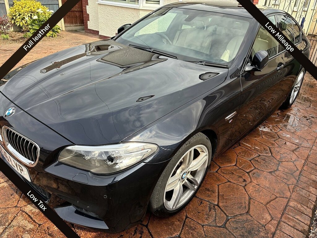 BMW 5 Series 520D M Sport Black