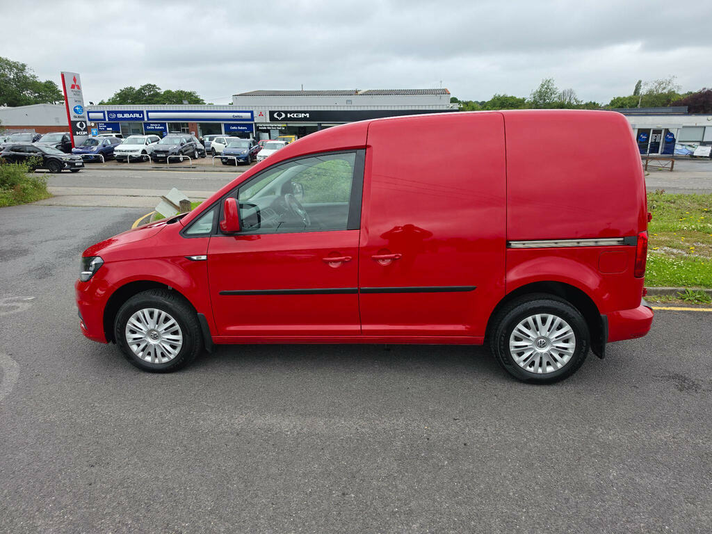 Volkswagen Caddy 2.0 Tdi C20 Bluemotion Tech Trendline Swb Euro 6 CP18POA Red #4