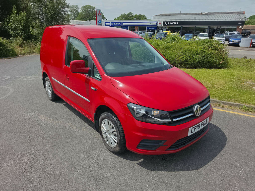 Volkswagen Caddy 2.0 Tdi C20 Bluemotion Tech Trendline Swb Euro 6 Red