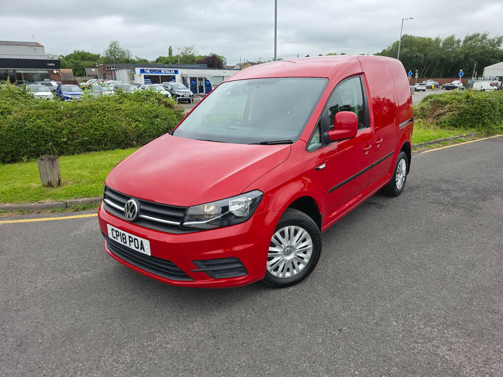 Volkswagen Caddy 2.0 Tdi C20 Bluemotion Tech Trendline Swb Euro 6 CP18POA Red #3