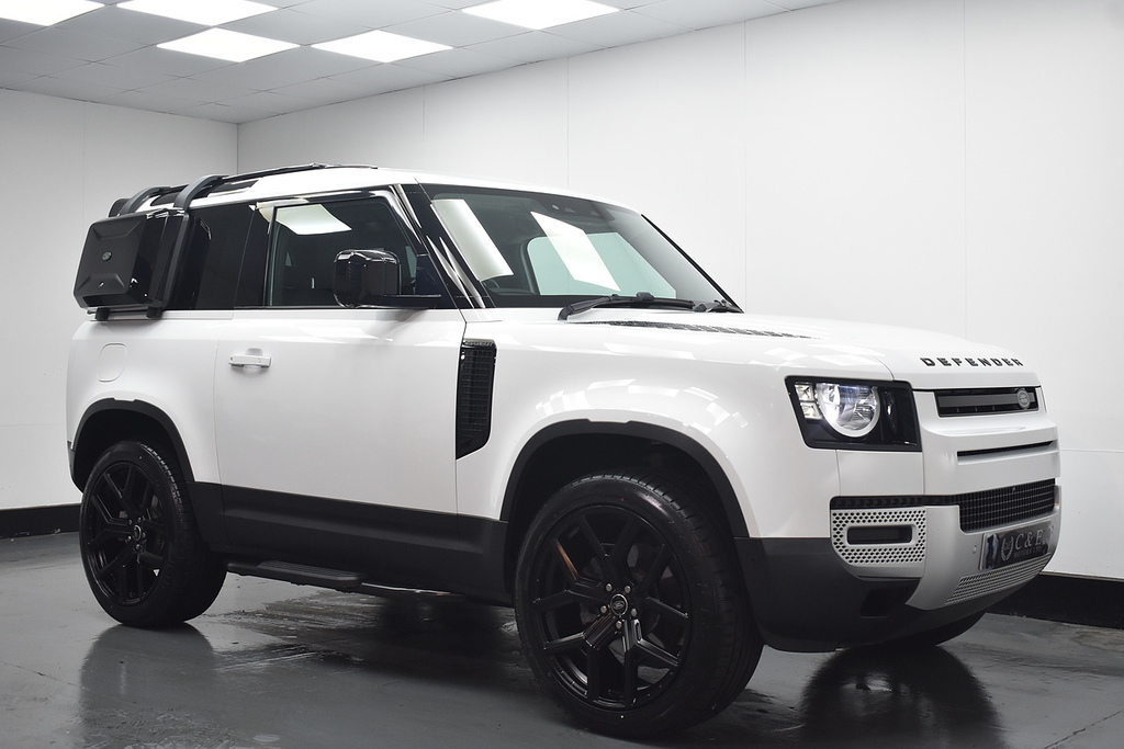 Land Rover Defender 90 Suv SA21HXZ White #4
