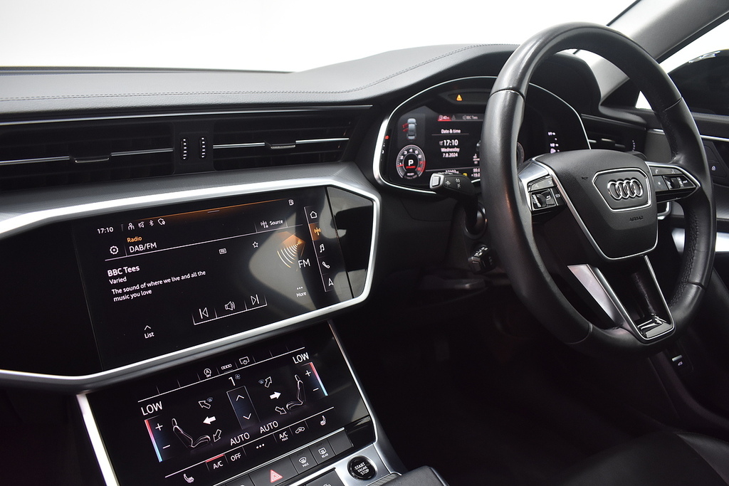 Audi A6 Saloon Saloon White #12