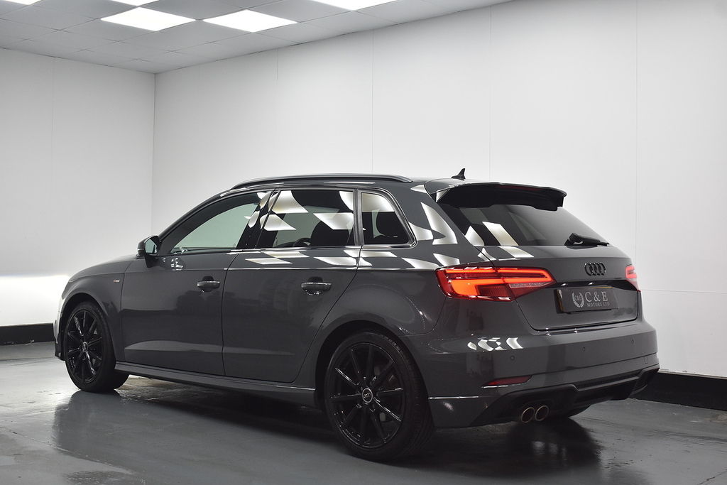 Audi A3 Sportback Tfsi S Line Black Edition Grey #4