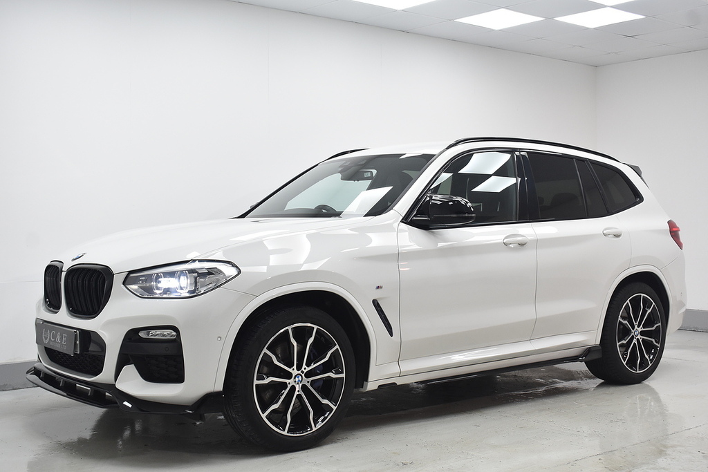 BMW X3 X3 Xdrive30d M Sport Mhev White #4