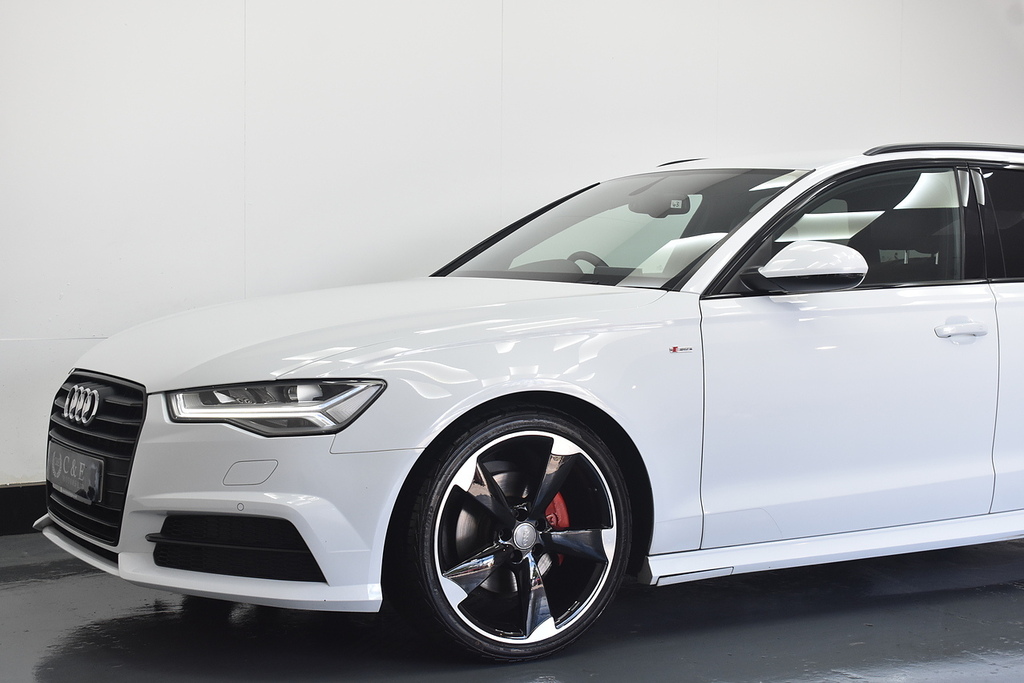 Audi A6 Avant Estate White #3