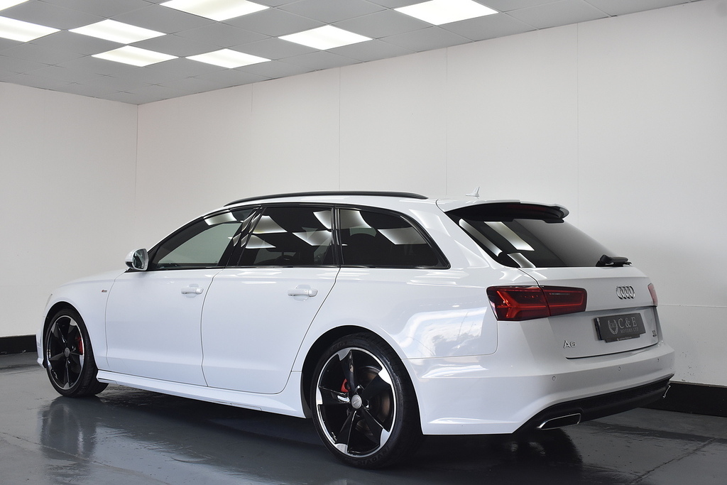 Audi A6 Avant Estate White #4