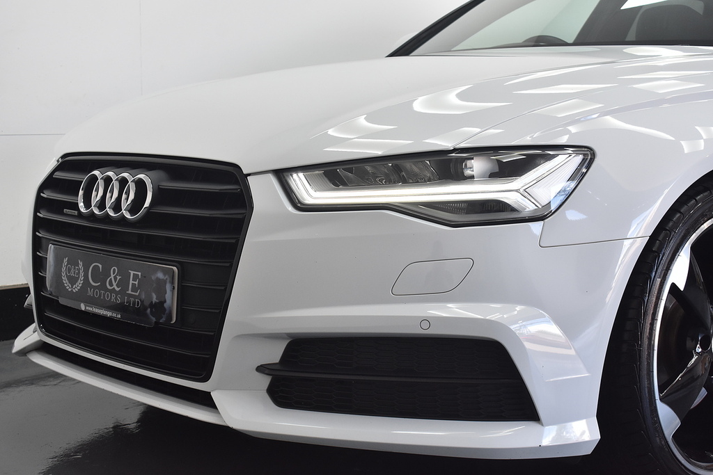 Audi A6 Avant Estate White #6