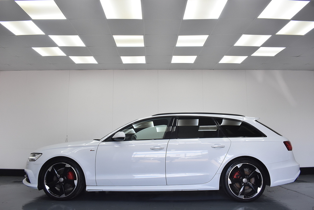 Audi A6 Avant Estate White #2