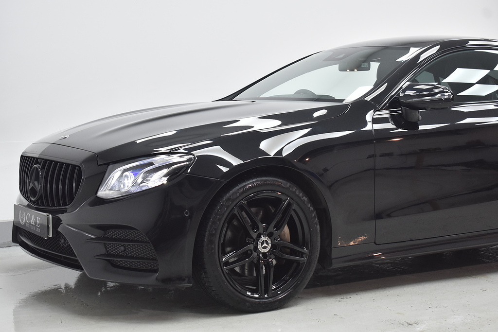 Mercedes-Benz E Class Coupe Black #5