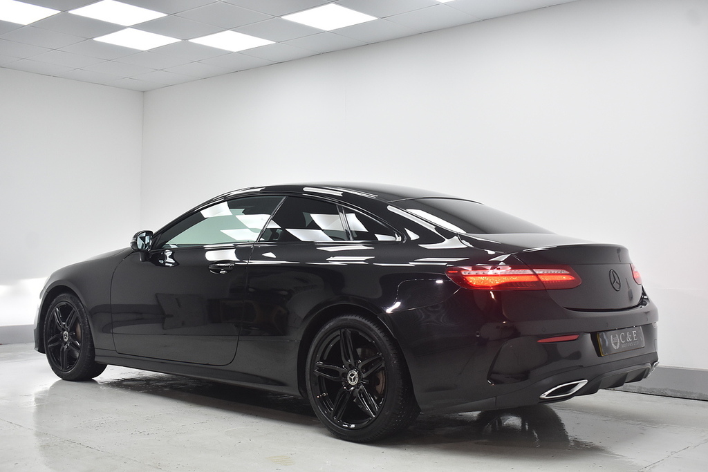 Mercedes-Benz E Class Coupe Black #4