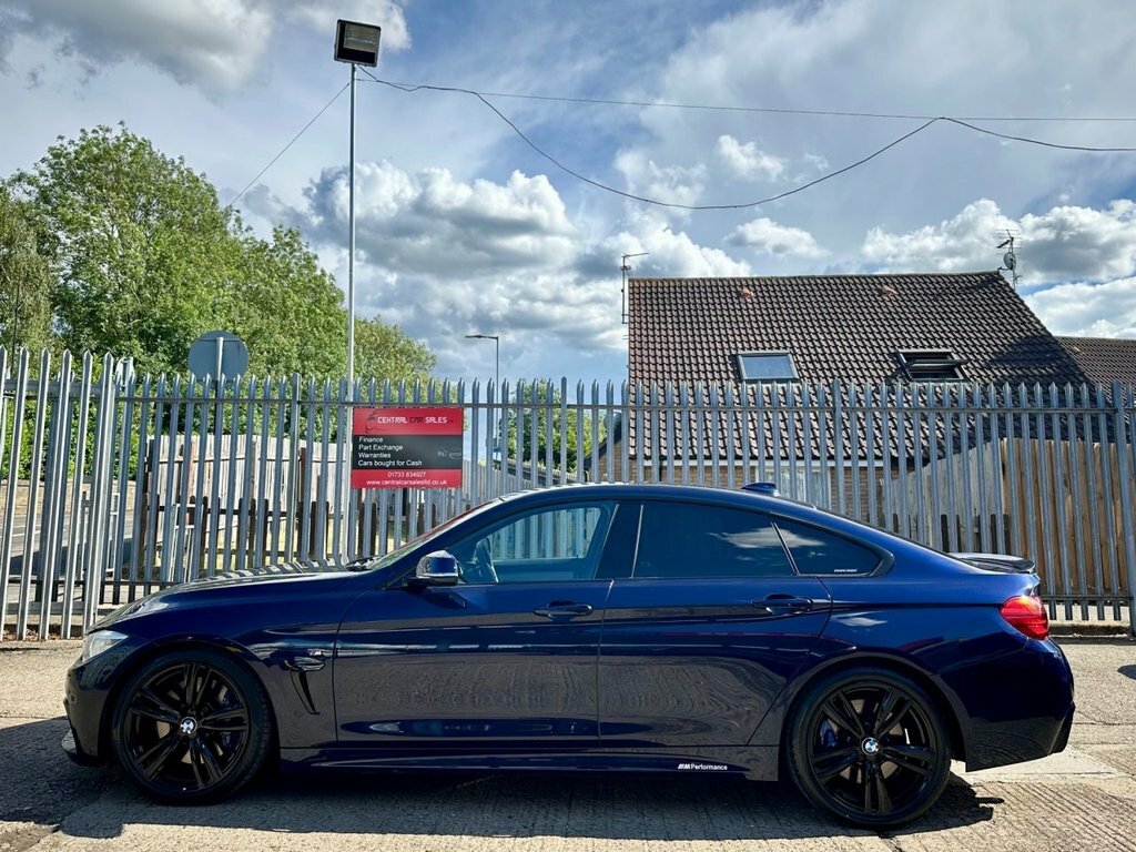BMW 4 Series Gran Coupe 3.0 430D M Sport Hatchback Euro 6 LX15KJN Blue #4