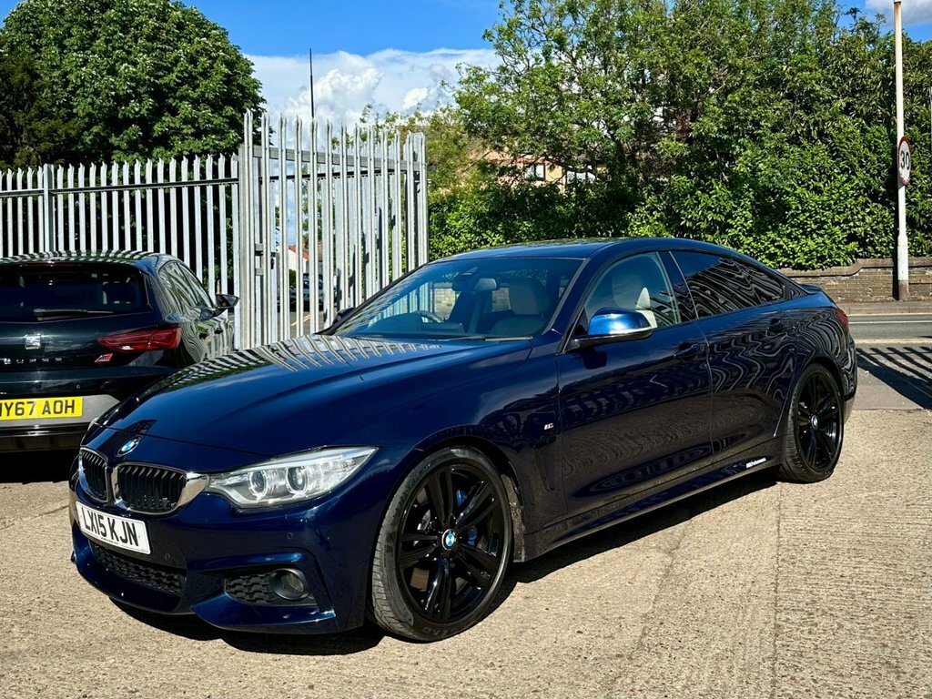 BMW 4 Series Gran Coupe 3.0 430D M Sport Hatchback Euro 6 LX15KJN Blue #3