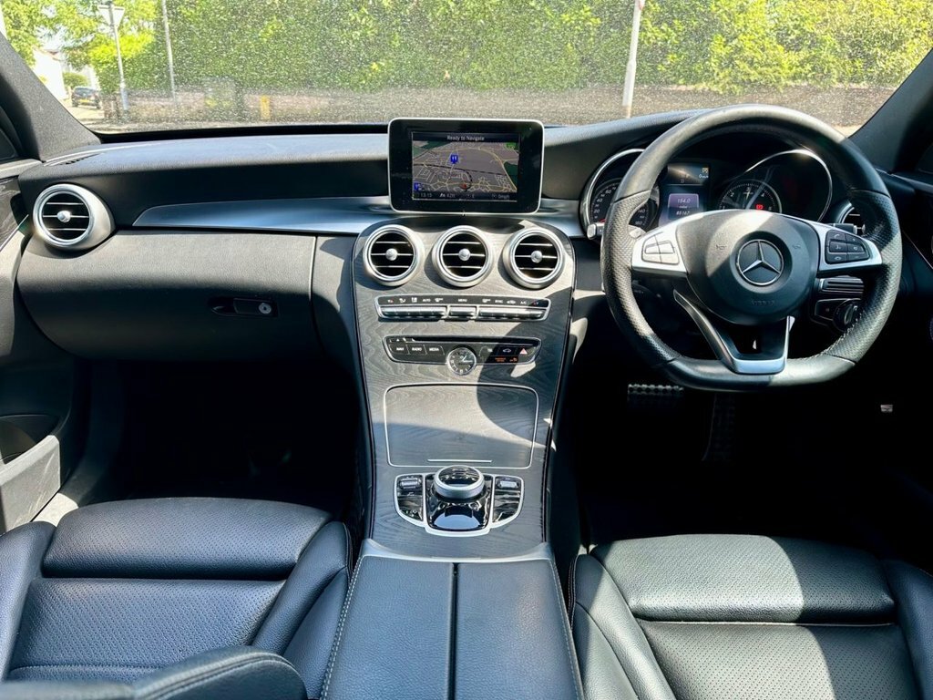 Mercedes-Benz C Class 2.1 C220d Amg Line Saloon G-tronic Eur WT18CTF Blue #2