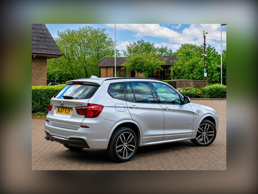 BMW X3 3.0 35D M Sport Suv Xdrive Euro 6 NL67VJY Silver #3