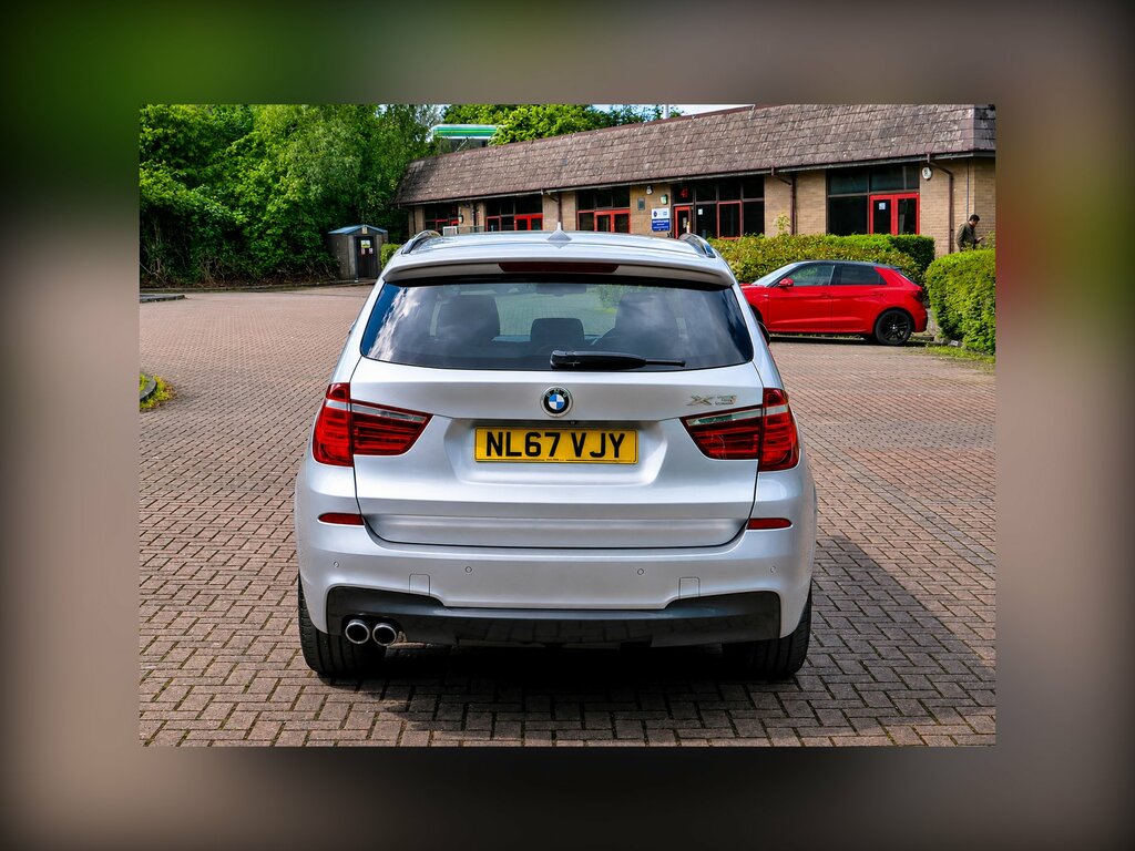 BMW X3 3.0 35D M Sport Suv Xdrive Euro 6 NL67VJY Silver #4