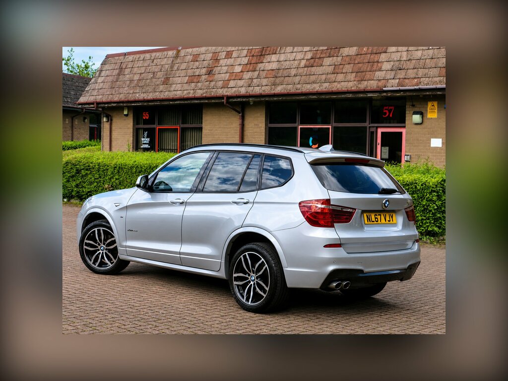 BMW X3 3.0 35D M Sport Suv Xdrive Euro 6 NL67VJY Silver #5