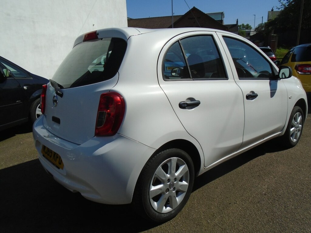 Nissan Micra 1.2 Visia MJ65KFG White #3