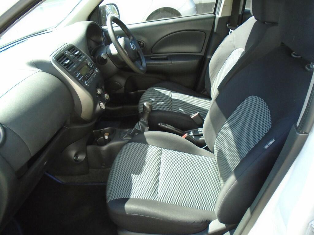 Nissan Micra 1.2 Visia MJ65KFG White #6